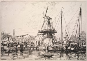 In Haarlem, Nederland, 1877 door Maxime Lalanne