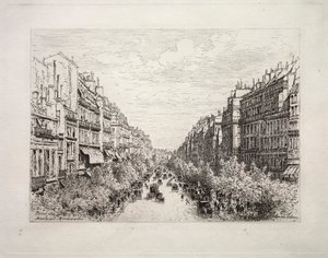 Boulevard Montmartre door Maxime Lalanne
