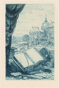 Frontispice voor „Un bouquiniste parisien : le père Lécureux“ door Maxime Lalanne