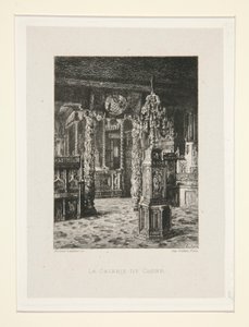 La galerie de chêne, pl. 6 uit de suite Chez Victor Hugo