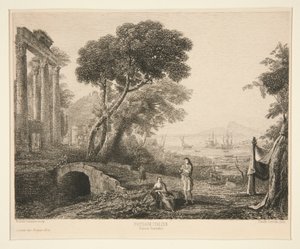 Italiaans Landschap door Maxime Lalanne
