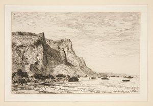 Strand van Zwarte Koeien bij Villiers (Calvados) door Maxime Lalanne