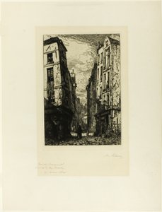 Rue des Marmousets door Maxime Lalanne