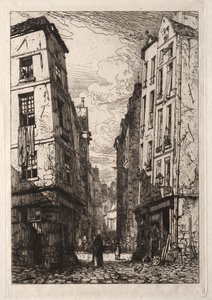Rue des Marmousets door Maxime Lalanne