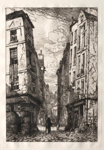 Rue des Marmousets door Maxime Lalanne
