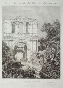 Ruïnes van het Gallien Paleis in Bordeaux door Maxime Lalanne