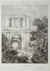 Ruïnes van het Gallienpaleis in Bordeaux door Maxime Lalanne
