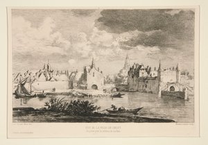 Vue de la ville de Delft door Maxime Lalanne