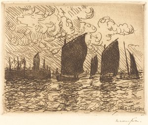Terugkeer van de boten door Maxime Maufra