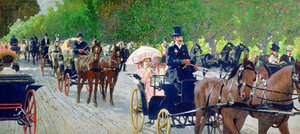 Rijden in het Prater Park