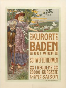 Kuuroord Baden bij Wenen, c. 1910