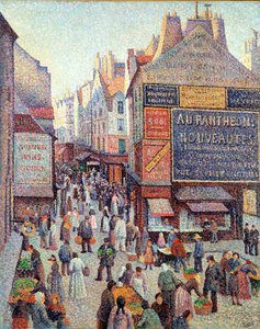 La Rue Mouffetard, ca. 1889-90 door Maximilien Luce