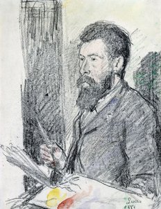 Portret van Georges Seurat door Maximilien Luce