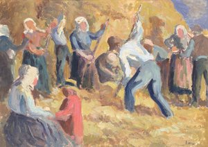 De Oogst door Maximilien Luce