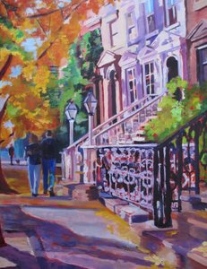 Herfstwandeling door de stad