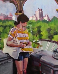 Urban Park: de bedachtzame vrouw door Maxine Shore