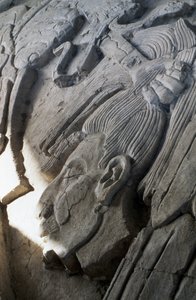 Reliëf op een piramide, Late Klassieke periode (600-900 AD)