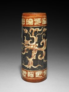 Vaartuig met geanimeerde vijgenplant, 600-900 AD