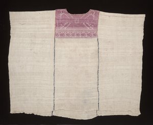 Cofradia huipil, waarschijnlijk ca. 1875 (katoen, zijde) door Mayan Mayan