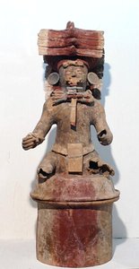 Wierookbrander, uit Copan, Honduras, Midden-Amerika, Late Klassieke Periode (600-900 n.Chr.) door Mayan Mayan