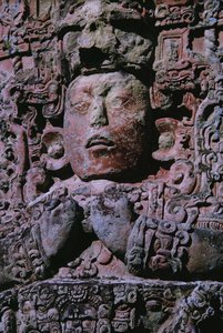 Stele in Grand Plaza (detail)