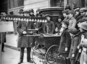 Een belbusker, Londen, 1926-1927
