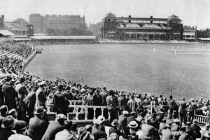 Een cricketwedstrijd, Lords cricketveld, Londen, 1926-1927