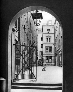 Mitre Court bij de Temple, Londen, 1926-1927