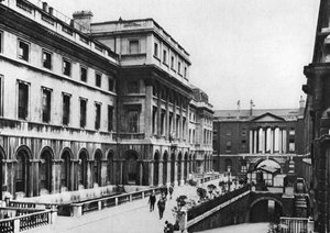 De oostelijke vleugel van Somerset House, Londen, 1926-1927