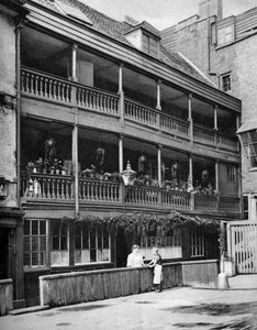 The George, 17e-eeuwse herberg, Southwark, Londen, 1926-1927