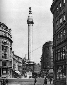 Het Monument voor de Grote Brand, Londen