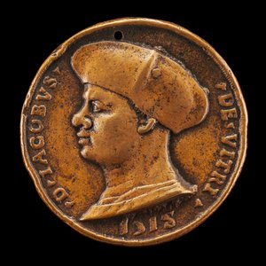 Jacques de Vitry-La Lière, overleden 1515, Kanunnik, Decaan en Kanselier [voorzijde] door Medallist of 1518