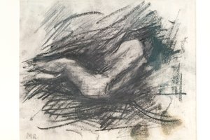 Vrouwelijk naakt door Medardo Rosso