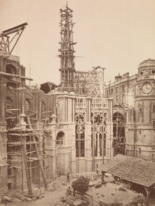 Restauratie van Sainte Chapelle door Mederic Mieusement
