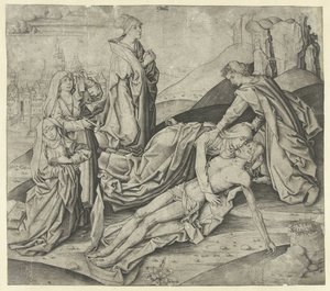 De bewening van Christus door Meester IAM van Zwoll
