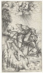 De bekering van de H. Paulus door Meester van het Amsterdamse Kabinet