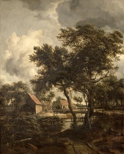 De Watermolen, ca. 1660 door Meindert Hobbema