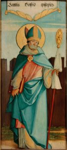 De Heilige Godfried van Amiens door Meister von Messkirch