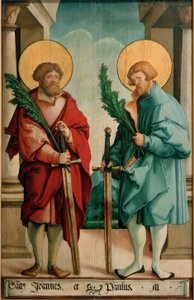 De heilige martelaren Johannes en Paulus door Meister von Messkirch