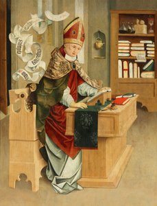 Heilige Ambrosius door Meister von Mondsee