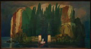 Het dodeneiland (kopie naar A. Böcklin)