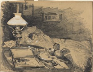 Het Atelier van de Kunstenaar door Melchior Lechter
