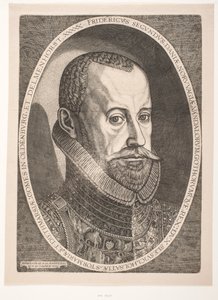 Koning Frederik II door Melchior Lorck