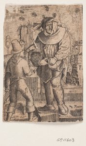 Man met de doedelzak door Melchior Lorck