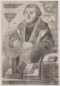 Maarten Luther door Melchior Lorck