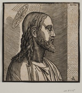 Portret van Christus door Melchior Lorck