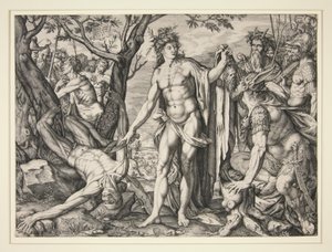 Het Villen van Marsyas door Melchior Meier