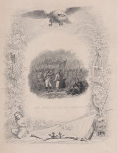 De Galliërs en de Franken, uit The Songs of Béranger, 1829 door Melchior Peronard