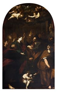 Het Huwelijk van de Maagd (1629-1632) door Melchiorre Gherardini