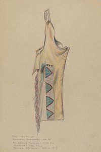 Legging van Hertenleer met Kralenwerk